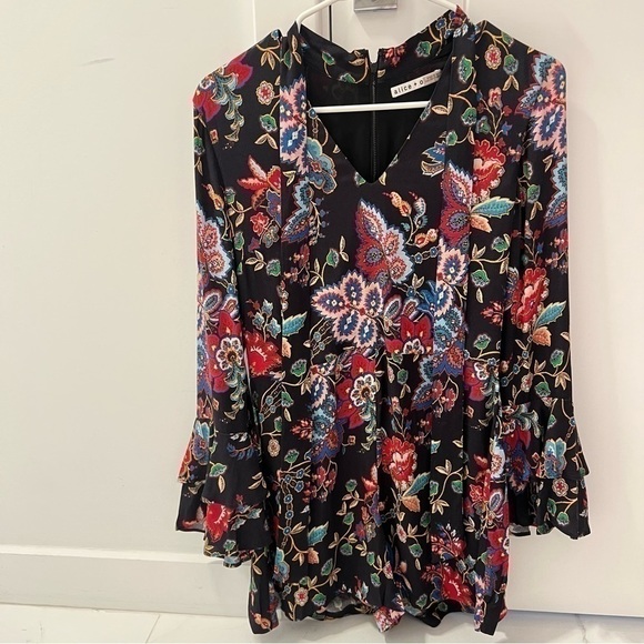 SALE Alice+ Olivia Floral Romper- Size 2 SALE - Picture 2 of 14